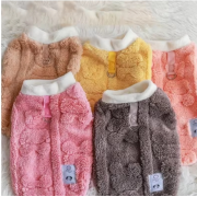 Winter Warm Puppy Kitten Pullover Soft Fleece Dog Clothes Pet Clothes for Small Dogs Chihuahua Bulldog Apparel Sweater for Dogs