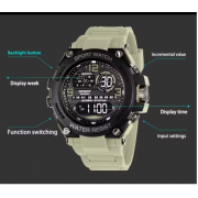 Men's Watch Outdoor Sports Timing Night Light Alarm Electronic Watch