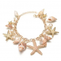 Bohemian Beach Style Bracelet For Women Starfish Shell Charm Bangle Girls Summer Fashion Jewelry Accessories
